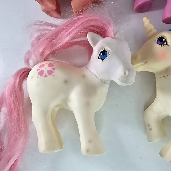 Vintage My Little Pony Pegasus & Unicorn Lot AS IS - Picture 4 of 12